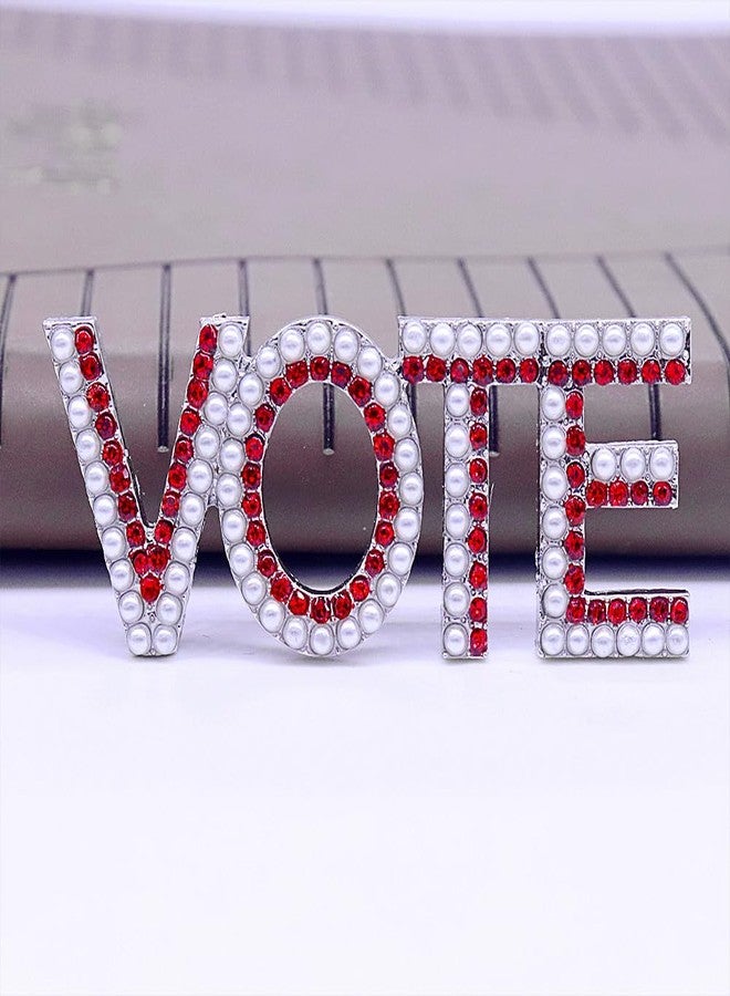 HUSURU Society Voting Jewelry Group Members Letters Vote Brooch Pin Delta Greek Club Gifts - Image 5
