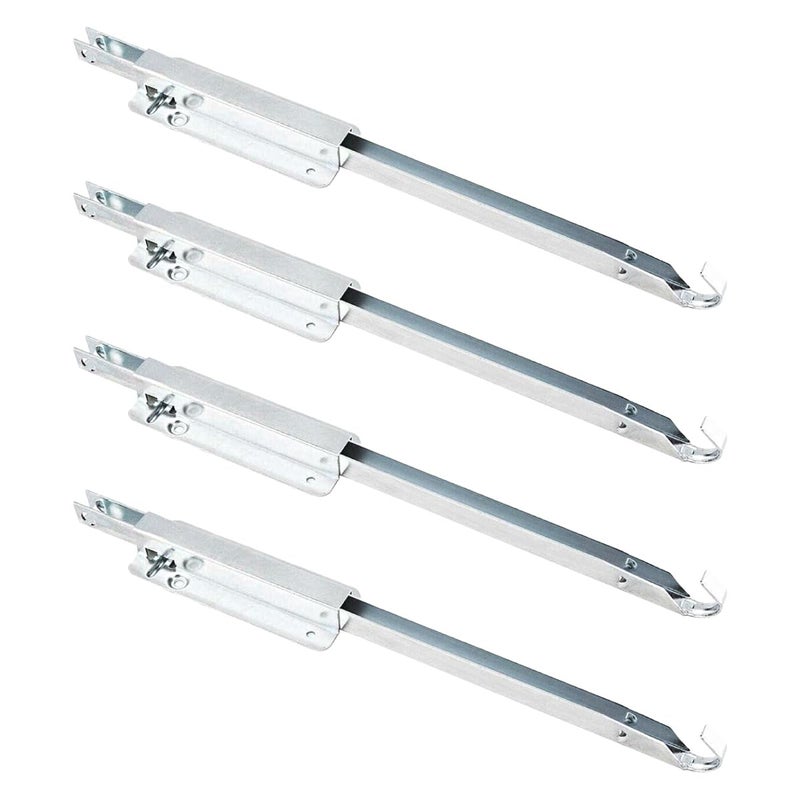 POWERTEC Metal Drop Leaf Table Supports 4PK Sliding Hardware for Folding Kitchen and Dining Tables RV Bracket 71426P2V