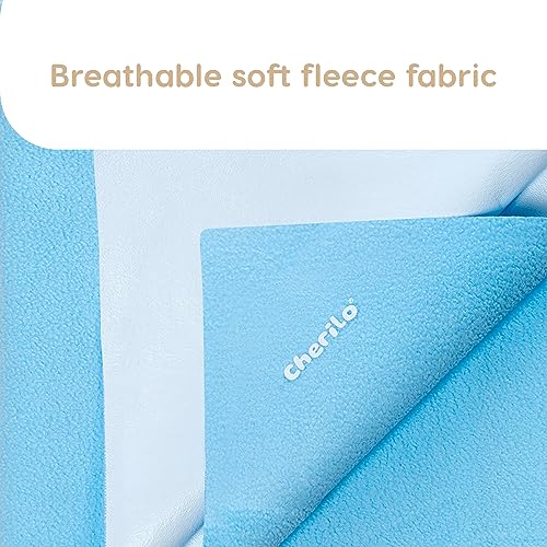 Cherilo Quick Dry Waterproof Protector Baby Dry Sheet, Medium (70cm X 100cm)| Sky Blue - Image 2