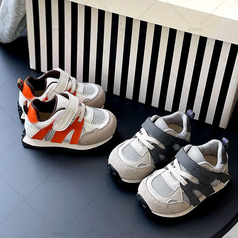 Boys' Shoes, Baby Toddler Shoes, Soft-Soled Non-Slip Boys' Breathable Mesh Shoes, Women'S Sports Shoes Splicing - Image 3