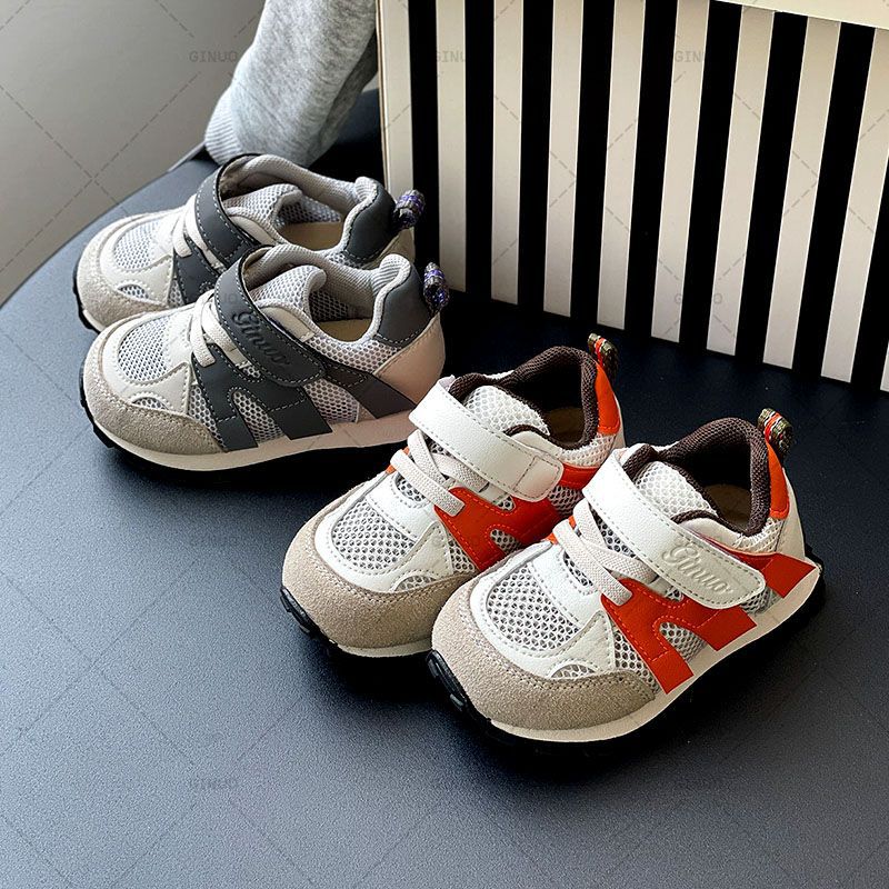 Boys' Shoes, Baby Toddler Shoes, Soft-Soled Non-Slip Boys' Breathable Mesh Shoes, Women'S Sports Shoes Splicing - Image 2
