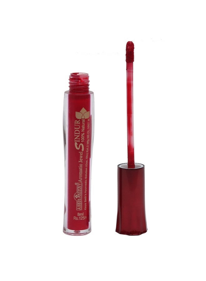 Keya Seth Aromatherapy Aromatic 100% Natura Liquid Sindoor Red 2Pcs & Natural Ayurvedic Aalta 2Pc With Applicator (Pack Of 4) - Image 4