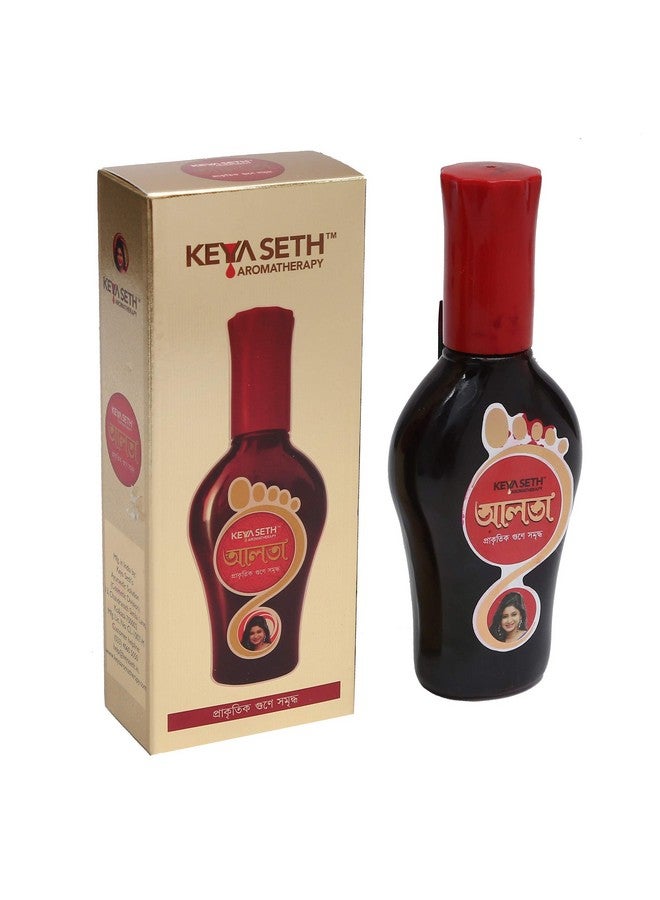 Keya Seth Aromatherapy Aromatic 100% Natura Liquid Sindoor Red 2Pcs & Natural Ayurvedic Aalta 2Pc With Applicator (Pack Of 4) - Image 2