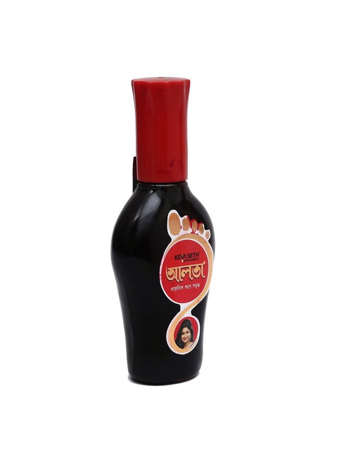 Keya Seth Aromatherapy Aromatic 100% Natura Liquid Sindoor Red 2Pcs & Natural Ayurvedic Aalta 2Pc With Applicator (Pack Of 4) - Image 5