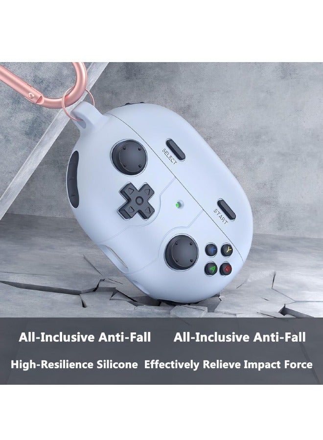 اليشمك حافظة هواوي FreeBuds Pro 3، تصميم ثلاثي الأبعاد لوحدة التحكم في الألعاب، غطاء FreeBuds Pro 3 مع سلسلة مفاتيح للرجال والنساء، غطاء حماية من السيليكون الناعم المقاوم للصدمات لهاتف هواوي FreeBuds Pro 3، - Image 4