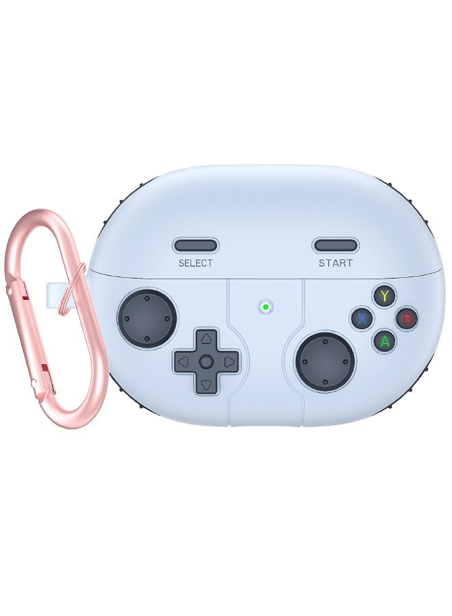 اليشمك حافظة هواوي FreeBuds Pro 3، تصميم ثلاثي الأبعاد لوحدة التحكم في الألعاب، غطاء FreeBuds Pro 3 مع سلسلة مفاتيح للرجال والنساء، غطاء حماية من السيليكون الناعم المقاوم للصدمات لهاتف هواوي FreeBuds Pro 3، - Image 1