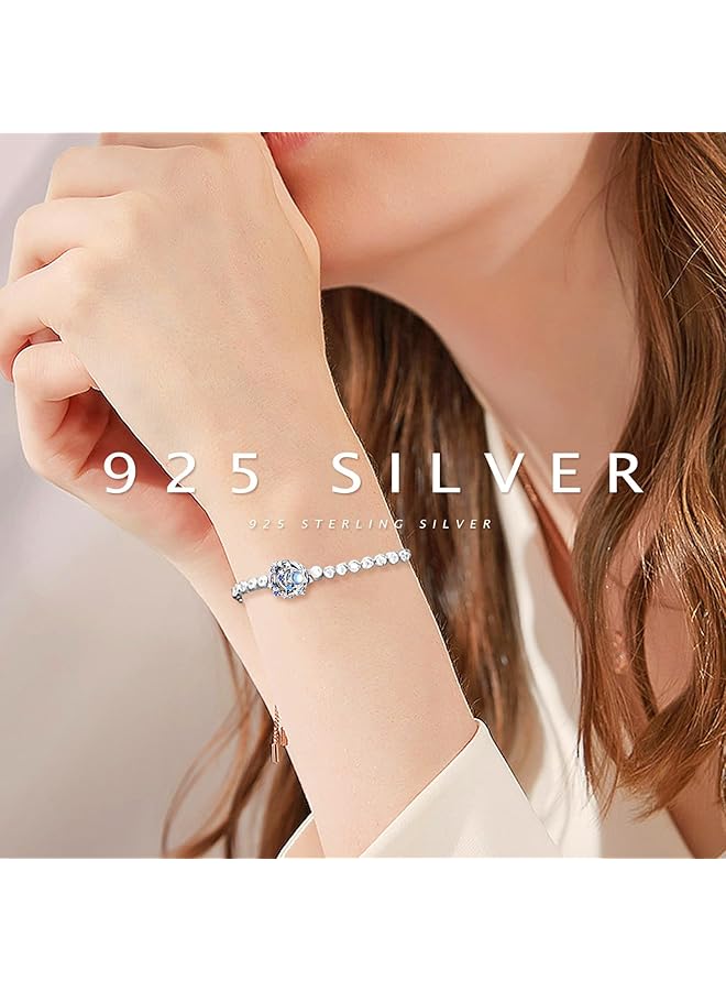 erorex 925 Sterling Silver Charms Beads For Bracelets Necklaces Boho Dream Catcher Star Moon Shell Cat Butterfly Heart Airplane Pendant Blue Purple Colorful Jewelry Birthday Gift For Women Men - Image 4