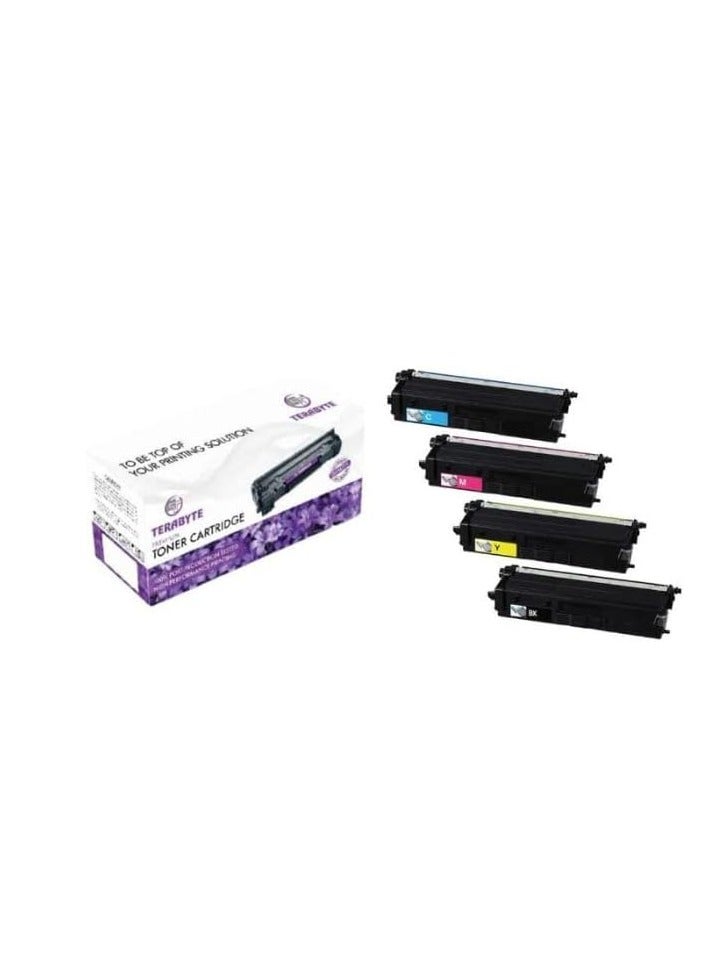 Terabyte TN221 TN241 TN261 Work for Brother HL-3140W HL-3170CDW HL-3180CDW MFC-9130CW MFC-9330CDW MFC-9340CDW (1 SET) Compatible Toner Cartridge Replacement for Brother PRINTER - Image 1