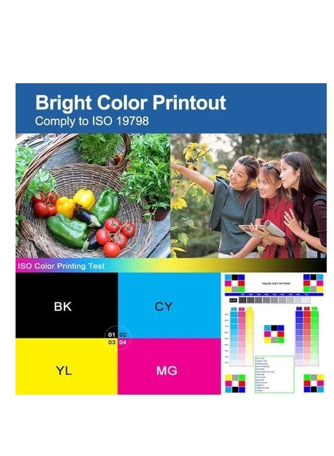 Terabyte TN221 TN241 TN261 Work for Brother HL-3140W HL-3170CDW HL-3180CDW MFC-9130CW MFC-9330CDW MFC-9340CDW (1 SET) Compatible Toner Cartridge Replacement for Brother PRINTER - Image 3