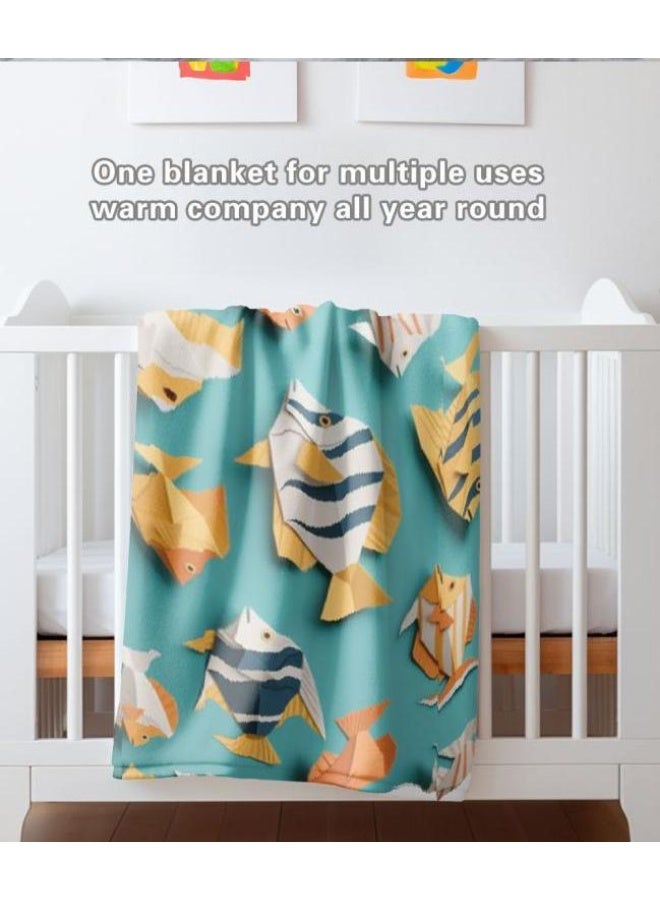 general Children's or student cartoon flannel thin blanket (warm and comfortable, suitable for sleep, games) 100cm*150cm - 334 - Image 4