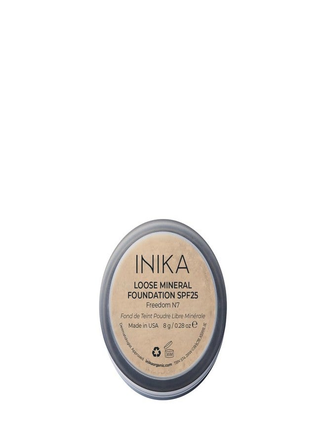 INIKA فFoundation مسحوق معدني عضوي من INIKA مع SPF 25 - مكياج نباتي، مظهر طبيعي، تغطية قابلة للبناء، إشراقة خالية من العيوب، تغطية للبقع، خالي من القسوة، تعبئة مستدامة، حرية، 8غ - Image 5