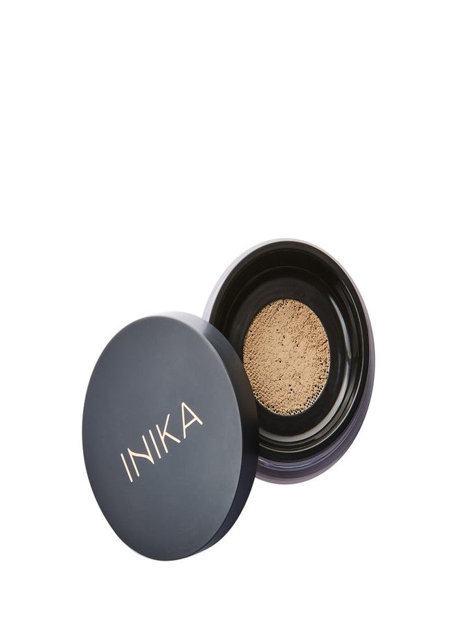 INIKA فFoundation مسحوق معدني عضوي من INIKA مع SPF 25 - مكياج نباتي، مظهر طبيعي، تغطية قابلة للبناء، إشراقة خالية من العيوب، تغطية للبقع، خالي من القسوة، تعبئة مستدامة، حرية، 8غ - Image 1