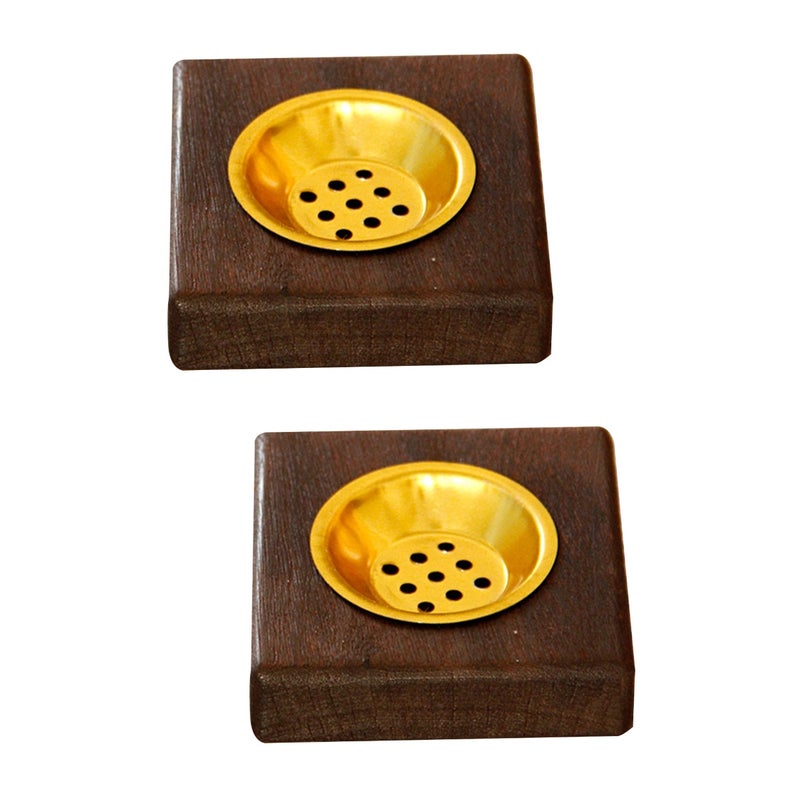 2pcs Incense Burner Incense Cone Holder Vintage Incense Cone Stand Indoor Incense Holder - Image 1