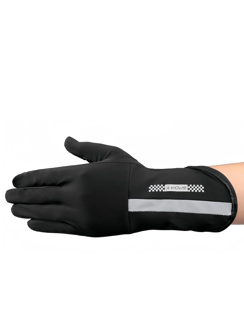 Women Driving Gloves Summer UV Sun Protection Gloves Non-Slip Touchscreen Ice-Silk Sunblock Gloves for Cycling Riding - Image 4