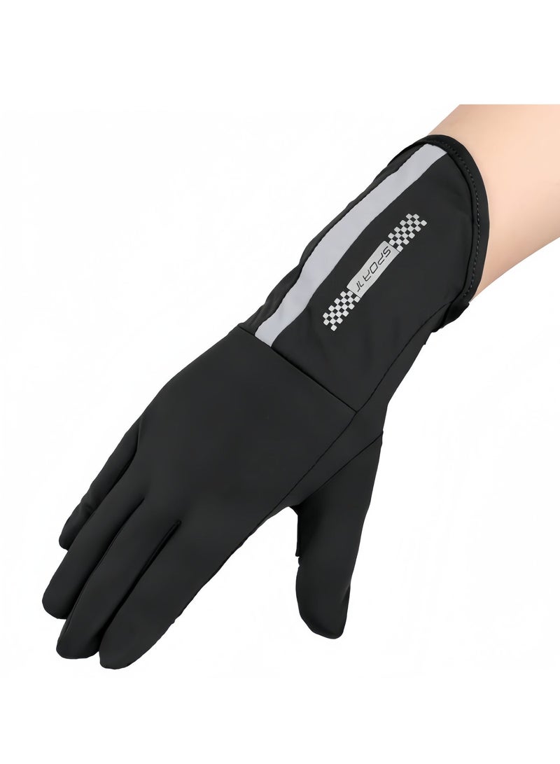 Women Driving Gloves Summer UV Sun Protection Gloves Non-Slip Touchscreen Ice-Silk Sunblock Gloves for Cycling Riding - Image 3