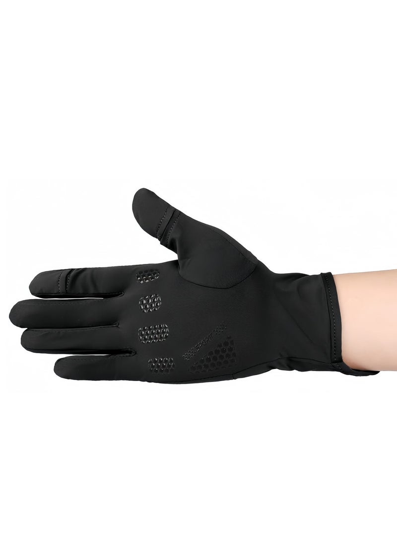 Women Driving Gloves Summer UV Sun Protection Gloves Non-Slip Touchscreen Ice-Silk Sunblock Gloves for Cycling Riding - Image 5