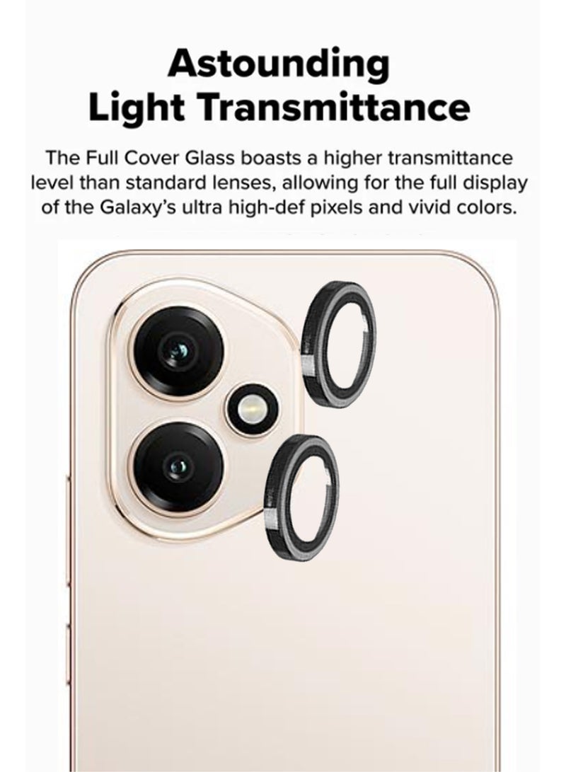 LENS SHIELD For Honor 400 5G Back Camera Lens Glass Protector / Lens Shield / Scratch-Resistant Camera Glass Protector - Black - Image 4
