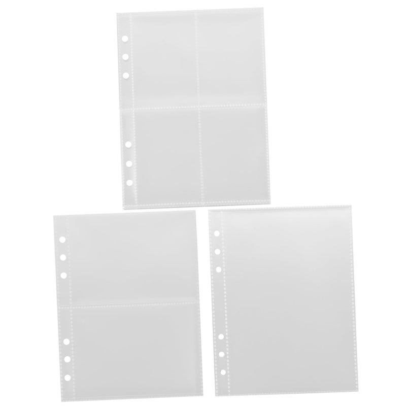 Clear Card Sleeves Photo Album Refill Pages for Card Storage 60Pcs - Image 2