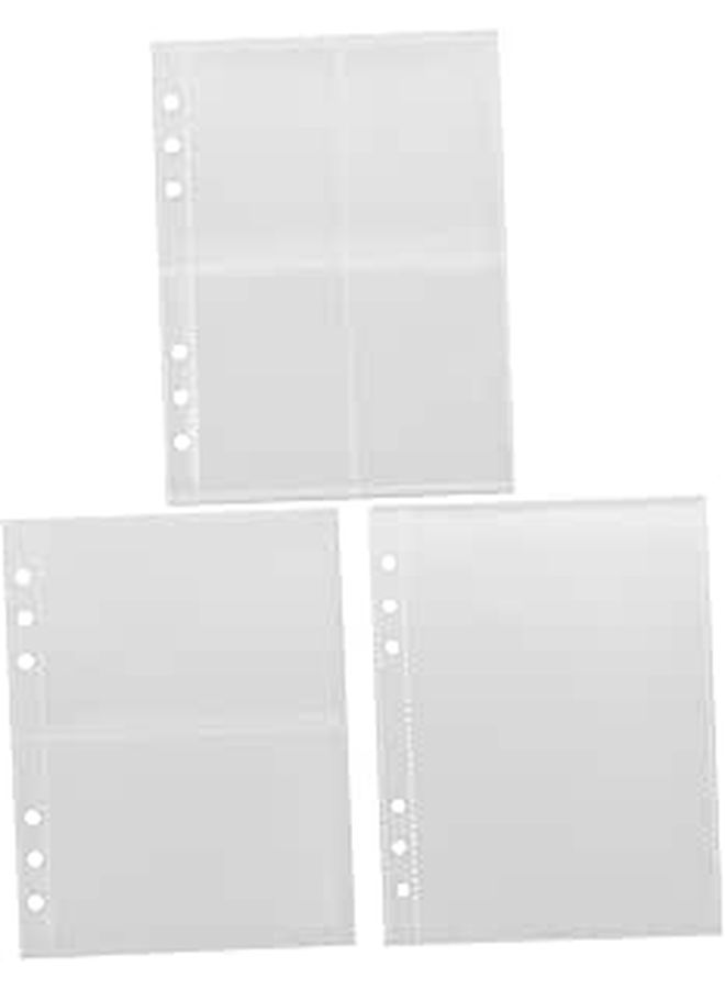 Clear Card Sleeves Photo Album Refill Pages for Card Storage 60Pcs - Image 1