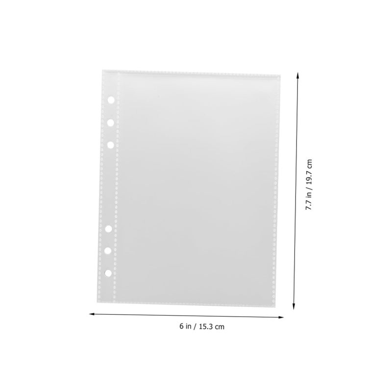 Clear Card Sleeves Photo Album Refill Pages for Card Storage 60Pcs - Image 5