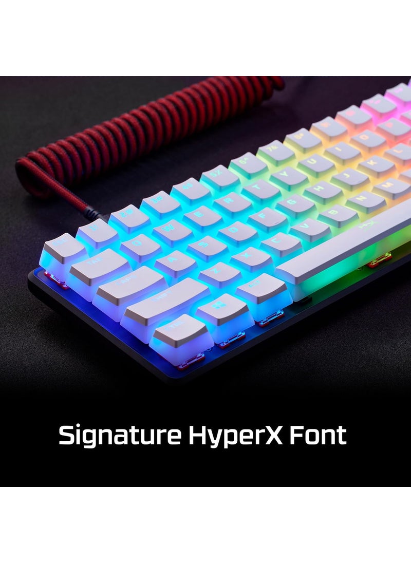 HYPERX HyperX Pudding Keycaps 2  Full Key Set  PBT  112 Keys White  - Image 3