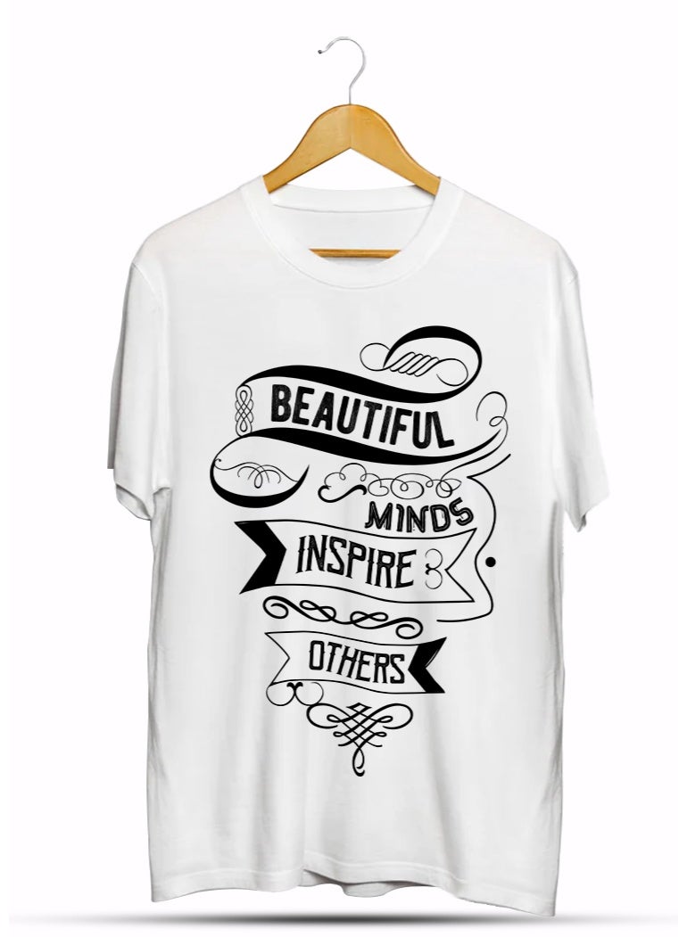 SHOP NEW ARRIVALS Beautiful Minds Inspire Others T-Shirt – Inspirational Quote Graphic Tee | Motivational Gift for Teachers, Leaders, Creatives & Thinkers - Image 1