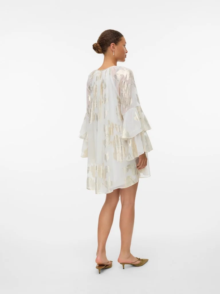 VERO MODA Ruffle Detail Sleeve Dress