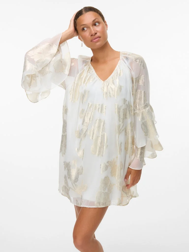 VERO MODA Ruffle Detail Sleeve Dress