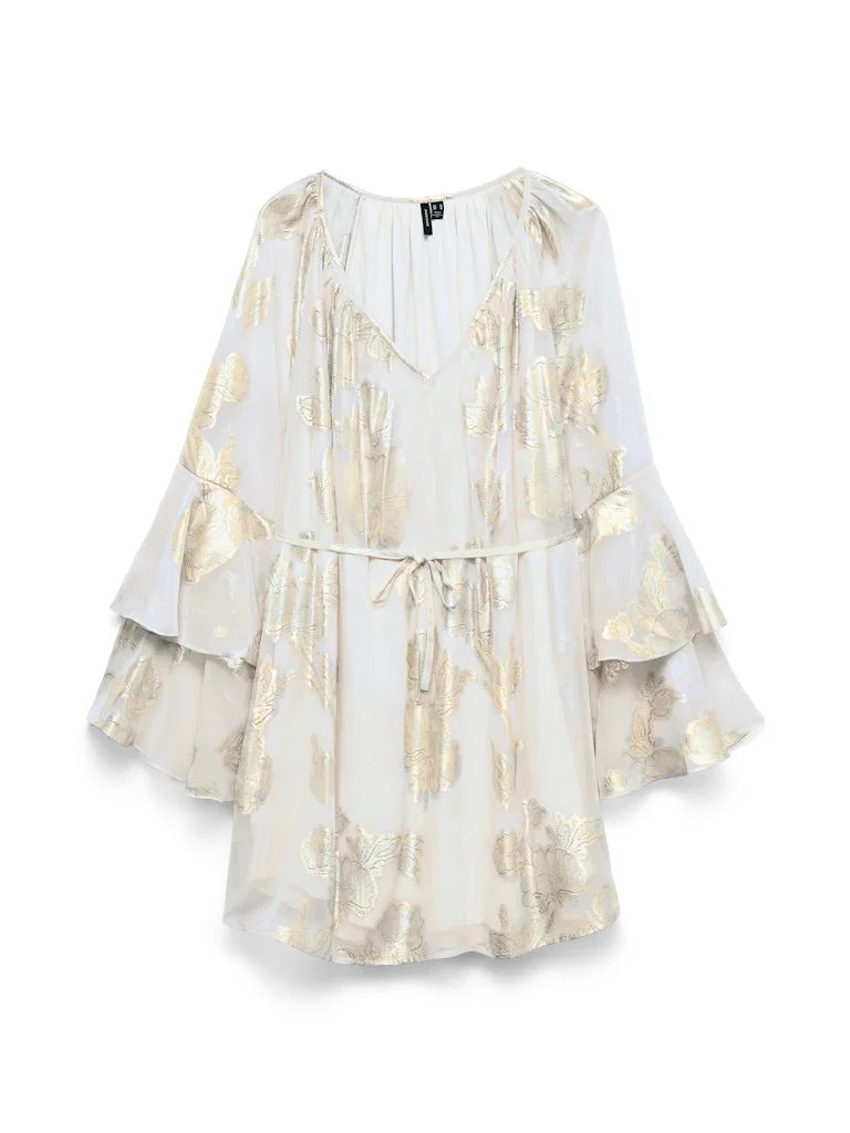 VERO MODA Ruffle Detail Sleeve Dress