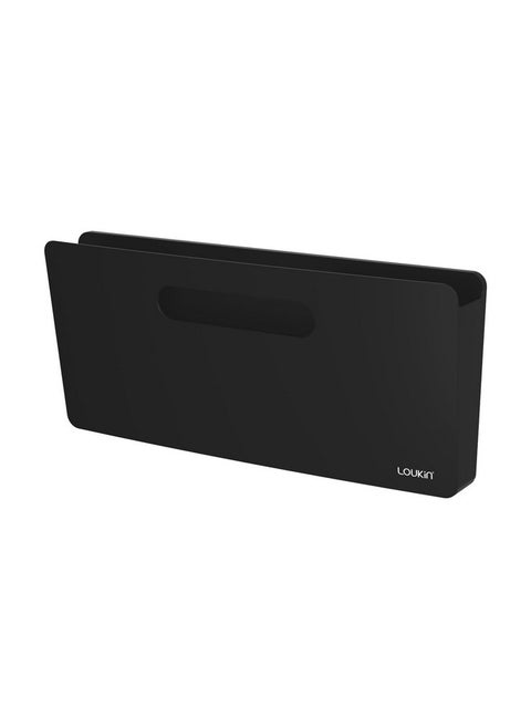 Magnetic File Holder, Vertical File Folder Organizer, Wall Mount File Organizer For Whiteboard, Refrigerator, File Cabinets, Office Wall Organizer For Mail, Paper, Documents, Letters (Black)