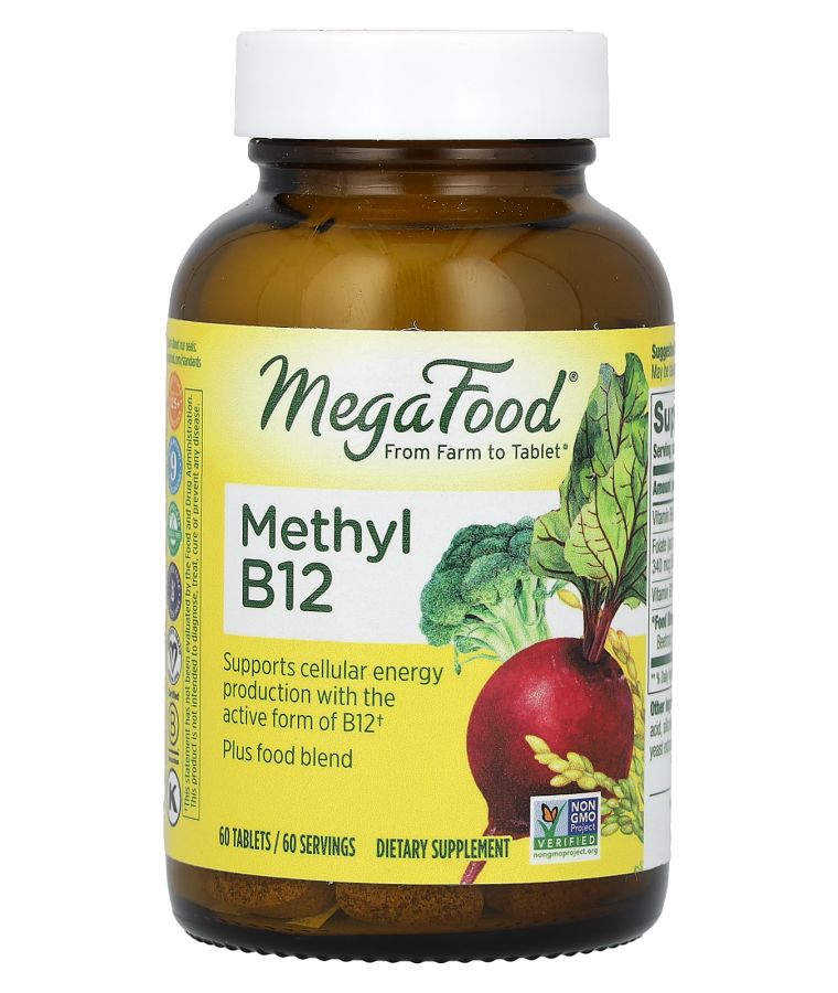 MegaFood Methyl B12 60 Tablets