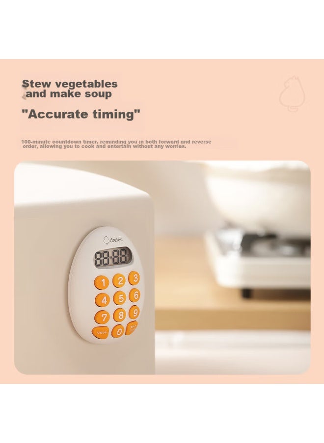 Dretec Timer, Kitchen Timer, Learning Timer, Cycle Manager, Children'S Alarm Clock, Clock With Digital Keyboard - Image 3