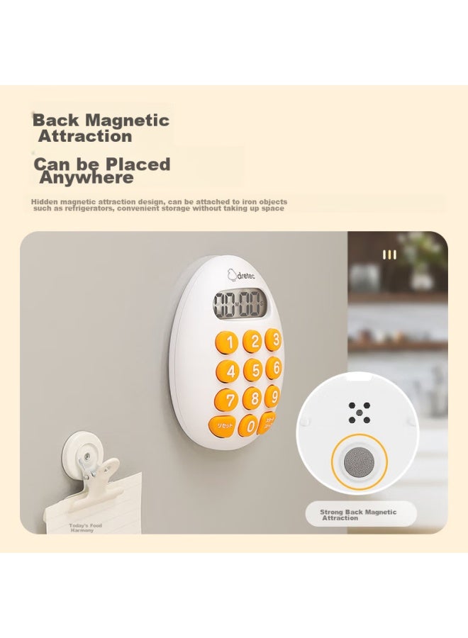 Dretec Timer, Kitchen Timer, Learning Timer, Cycle Manager, Children'S Alarm Clock, Clock With Digital Keyboard - Image 2