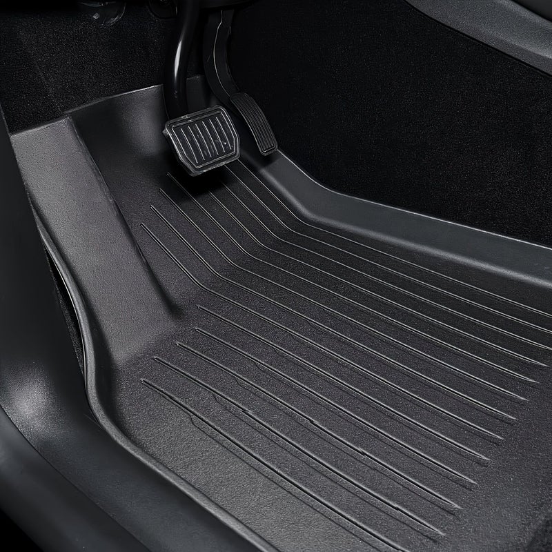 TPE Floor Mats for Model Y 2020-2024 Waterproof Easy Clean Set - Image 5