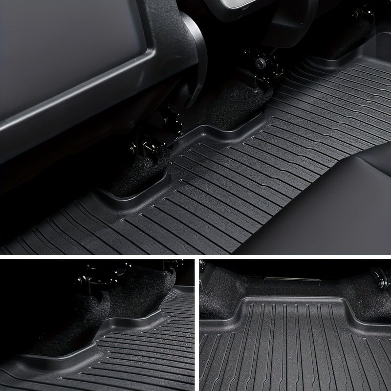 TPE Floor Mats for Model Y 2020-2024 Waterproof Easy Clean Set - Image 4