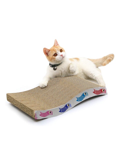 Cat Scratcher Cardboard Cat Scratch Pad with Premium Scratch Textures Design Durable Cat Scratching Pad Reversible