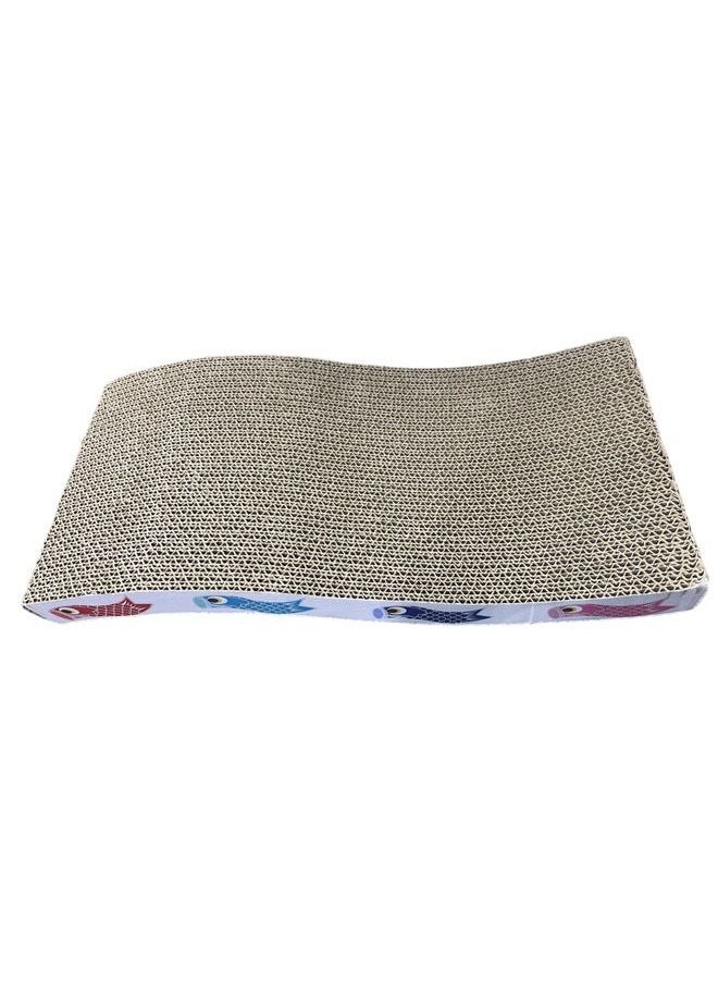 Cat Scratcher Cardboard Cat Scratch Pad with Premium Scratch Textures Design Durable Cat Scratching Pad Reversible
