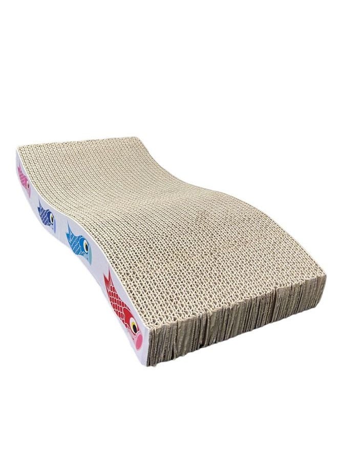 Cat Scratcher Cardboard Cat Scratch Pad with Premium Scratch Textures Design Durable Cat Scratching Pad Reversible