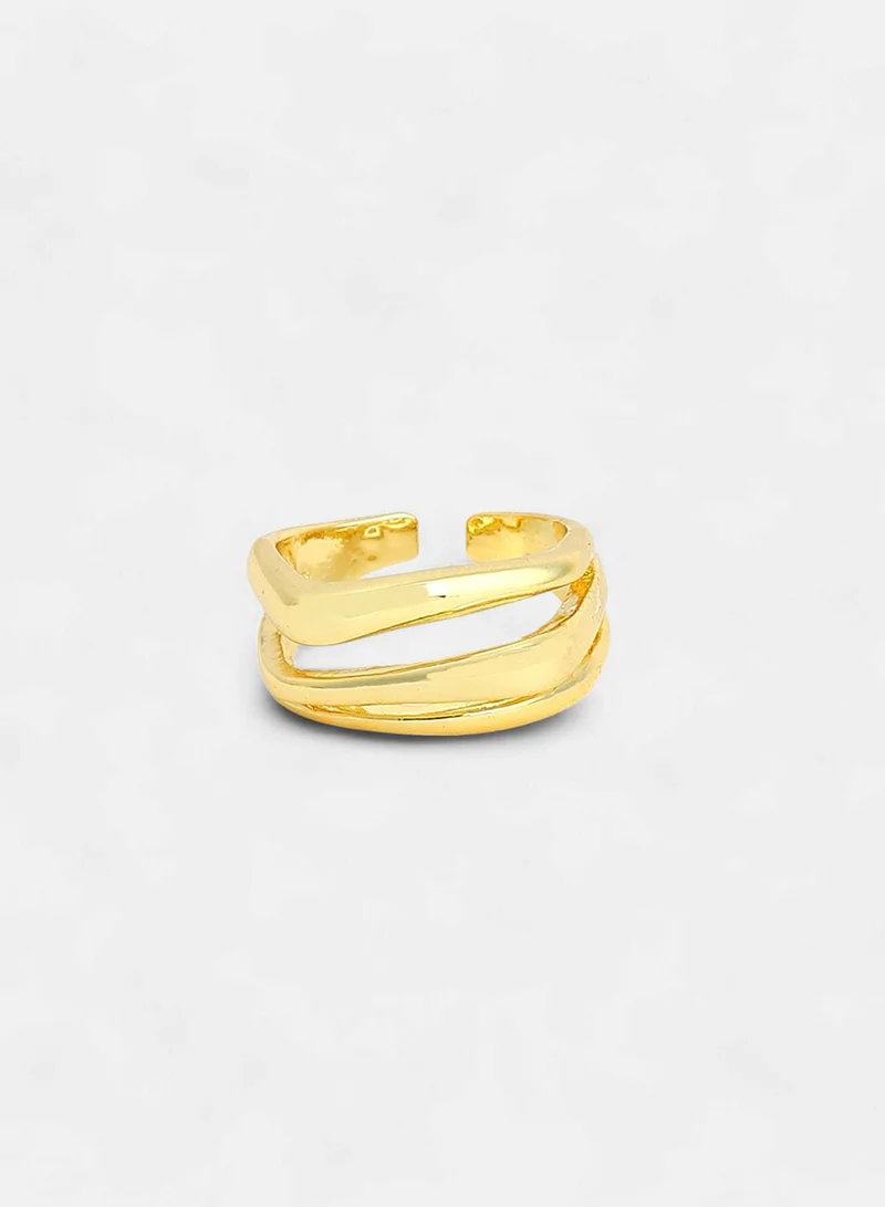 سوهي خاتم إصبع نسائي بتصميم باروك قابل للتعديل