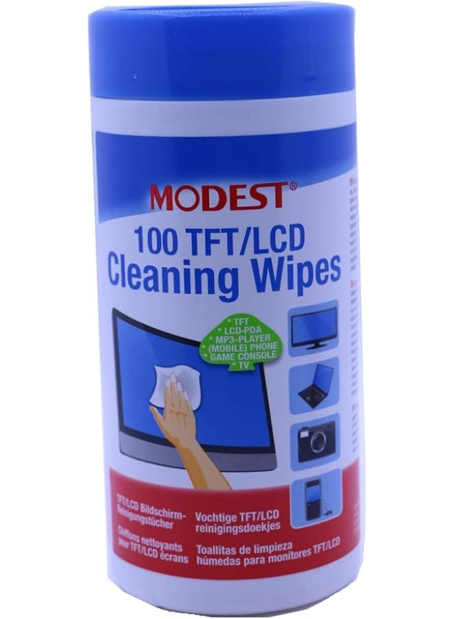 MODEST مناديل تنظيف الشاشة المحتشمة 100 قطعة MS-00100 - Image 1