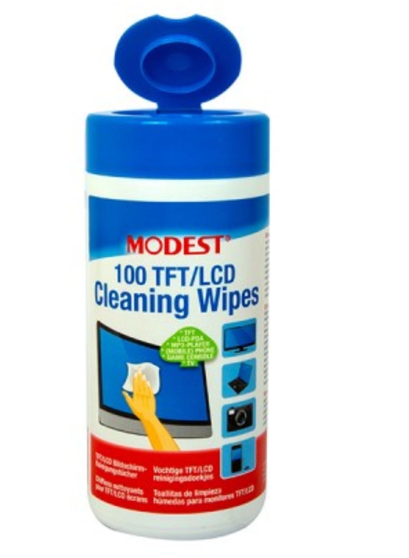 MODEST مناديل تنظيف الشاشة المحتشمة 100 قطعة MS-00100 - Image 3