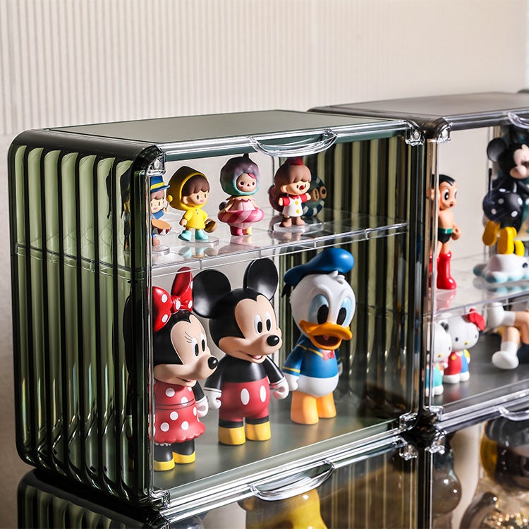 Trendy Play Blind Box Storage Box Bubble Mart Layered Display Box Acrylic Dust-Proof Ornaments Hand-Held Storage Display Rack - Image 2