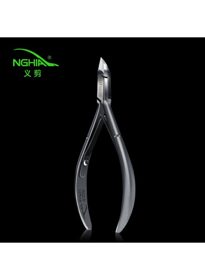 NGHIA Professional Cuticle Nipper D.027, Stainless Steel Cuticle Trimmer for Nails, Manicure Pedicure Nail Clipper Tool for Salon & Home Use - Image 5