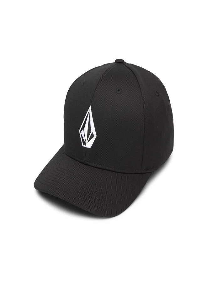 Volcom Mens Full Stone Flexfit Hat Black Large/X-Large - Image 1