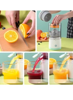 Generic Citrus Juicer Electric Mini Juicer Machine Rechargeable Portable Multifunctional Orange Squeezer with Charging Cable Easy to Use  - Image 2