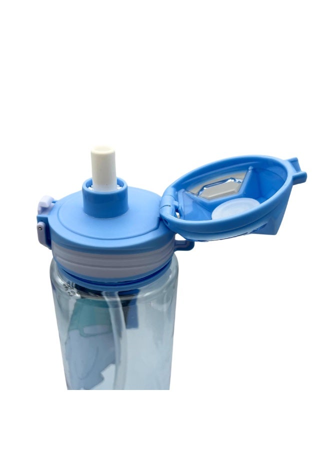 Twisoo  Water Bottle - Leak-Proof, BPA-Free, Hygienic, Tritan & Silicone, Large Capacity, Portable Outdoor Drink Bottle for Fitness, Gym, and Daily Hydration 800ml (Blue  ) - Image 3