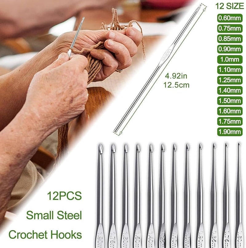 Goreem Crochet Kit for Beginners Crochet Kit Crochet Hook Set 58 Piece Including Yarn Ergonomic Crochet 2.0-6.0mm Crochet Hook Set Kids Crochet Starter Kit UK (white) - Image 3