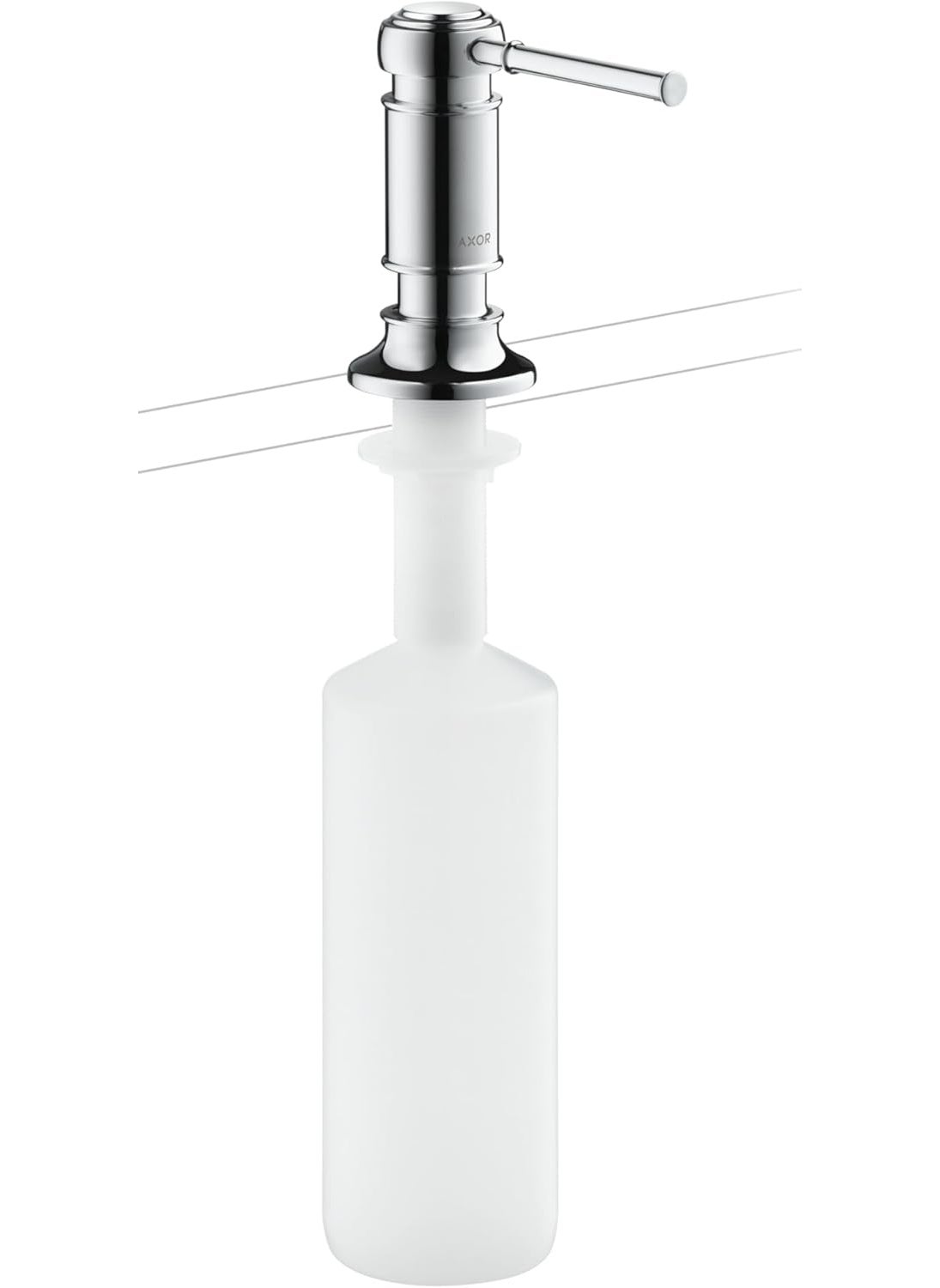 AXOR AXOR Bath and Kitchen Sink Soap Dispenser 4inch Classic Soap Dispenser in Chrome 42018001 