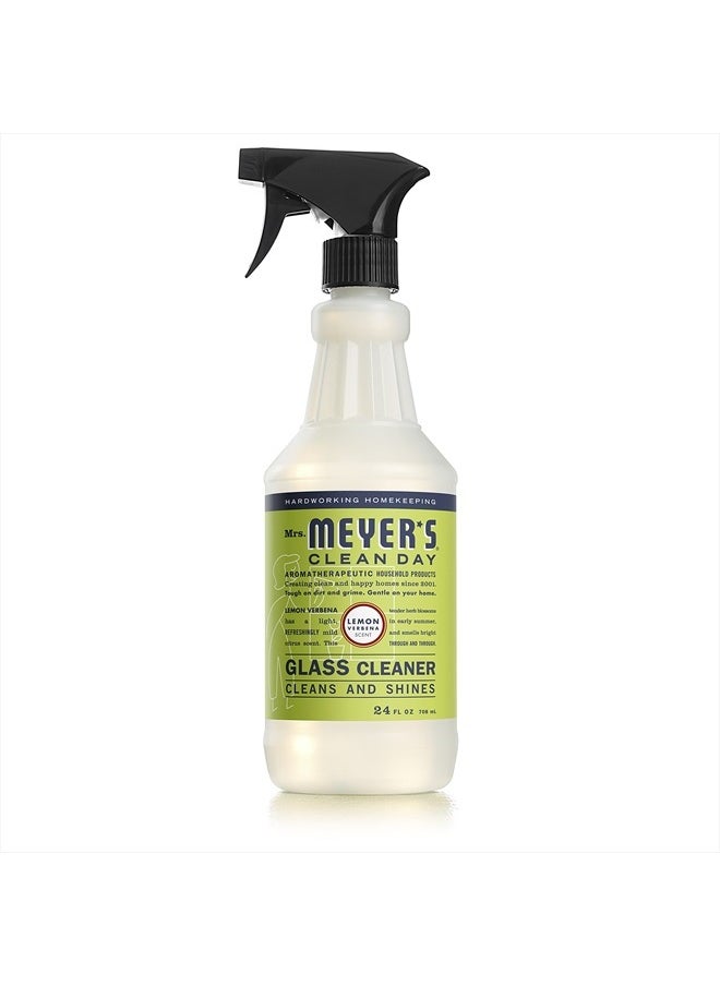 Mrs. Meyer's Clean Day - Mirror & Window Cleaner, Great for Indoor & Outdoor Glass Surfaces, Lemon Verbena, 24 Fl Oz - Image 1