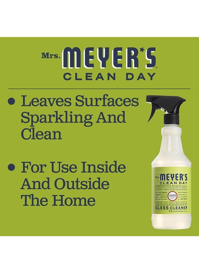 Mrs. Meyer's Clean Day - Mirror & Window Cleaner, Great for Indoor & Outdoor Glass Surfaces, Lemon Verbena, 24 Fl Oz - Image 1